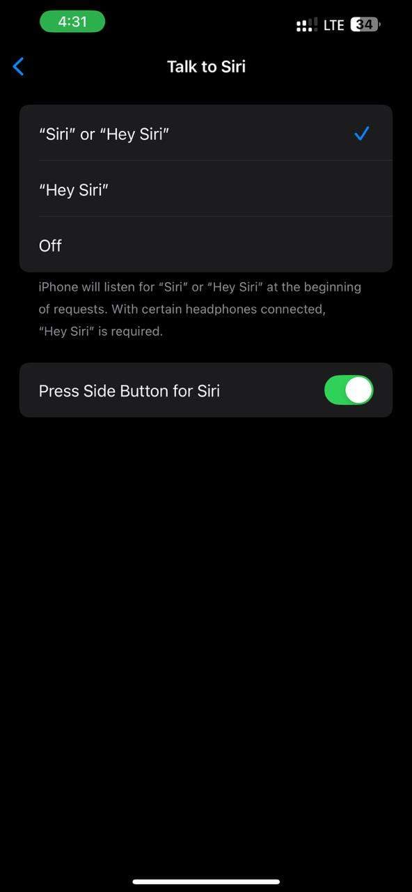 enable siri on ios 27