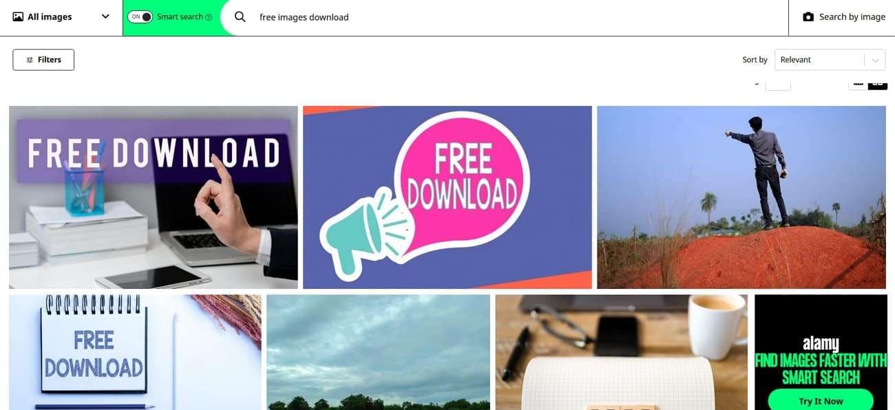 choose alamy free photo