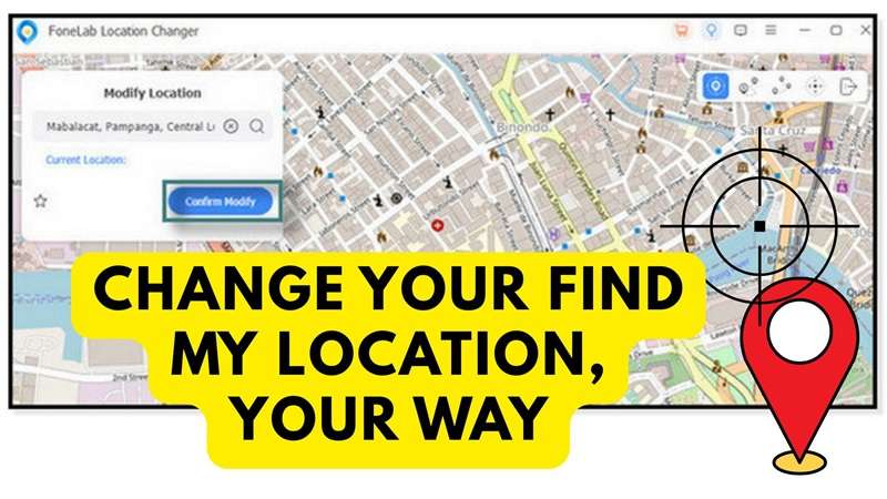 how to fake location on find my