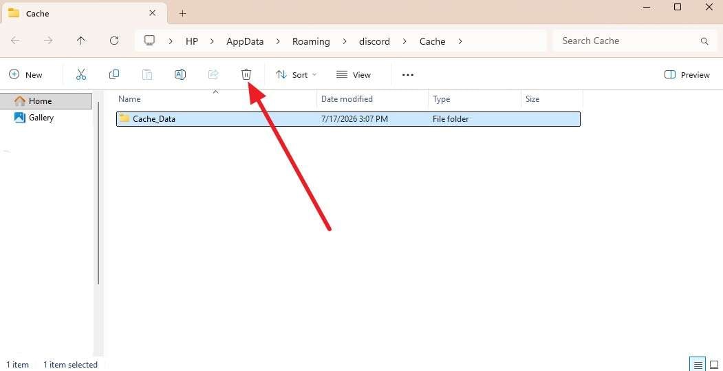 delete the files