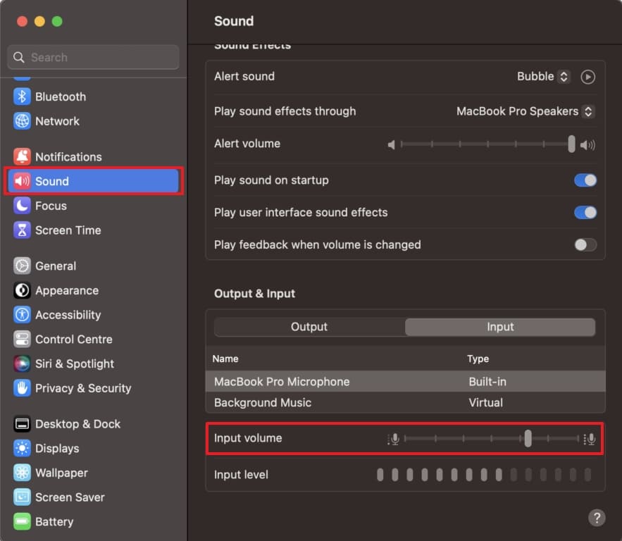 set input volume mac