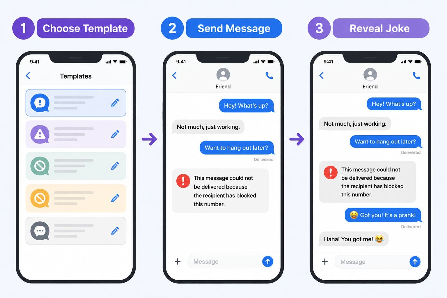 send fake text message
