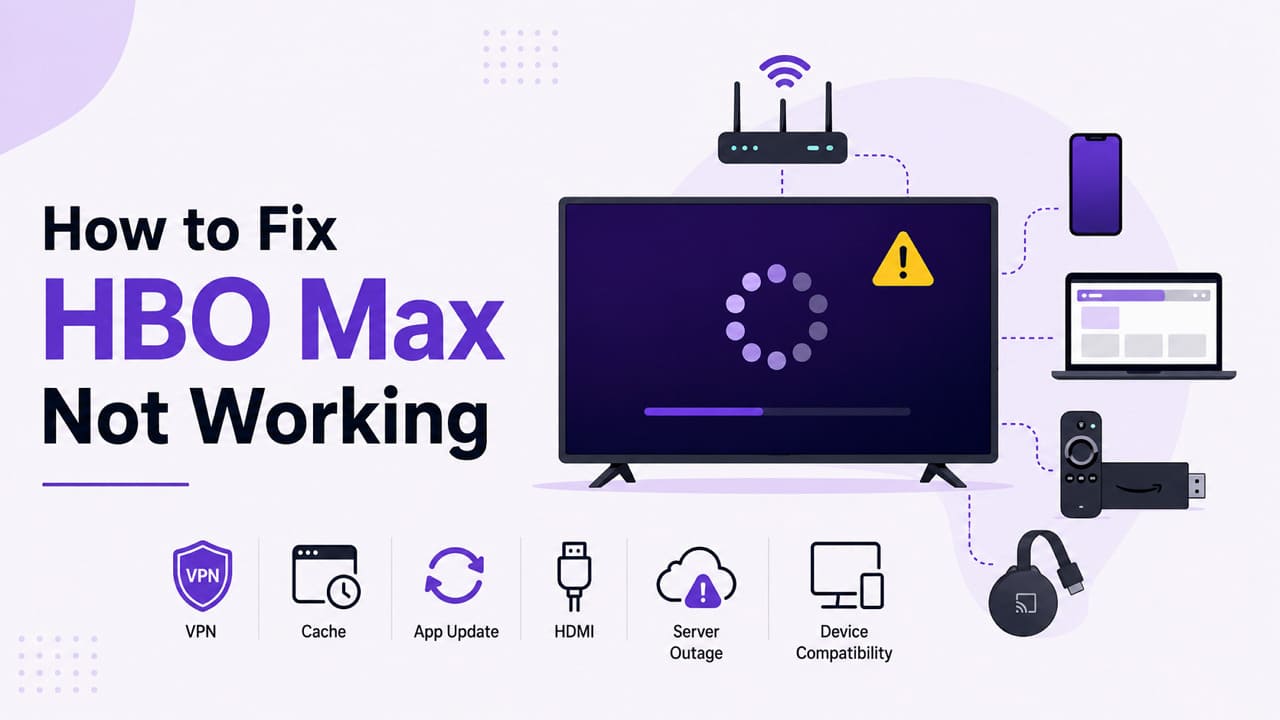 hbo max not working guide