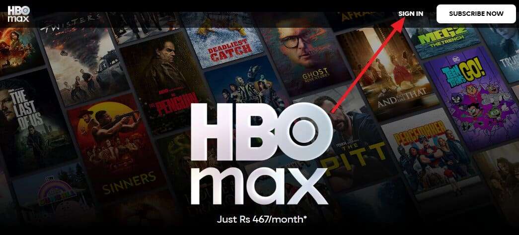 sign in hbo max