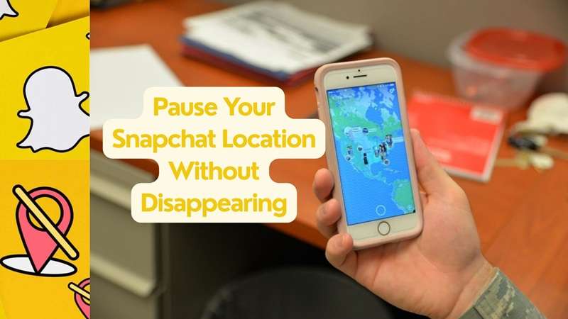 how to pause snapchat location without turning it off