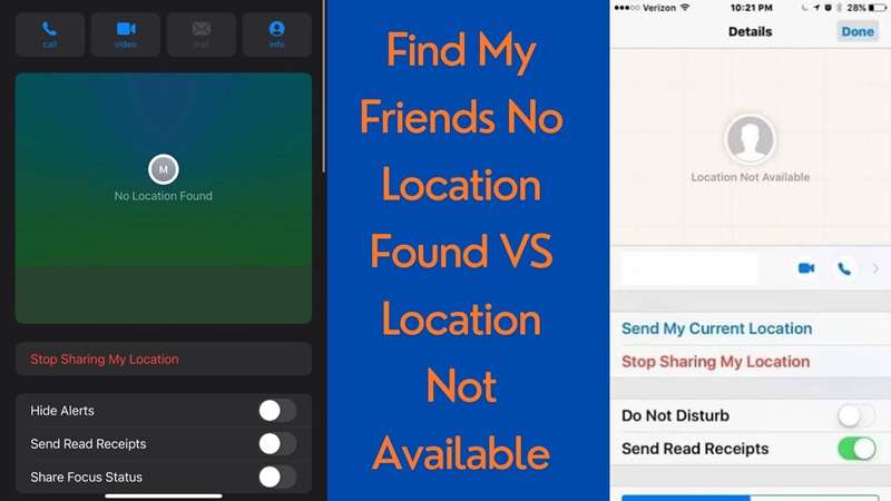 no location found vs available