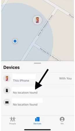 no location found