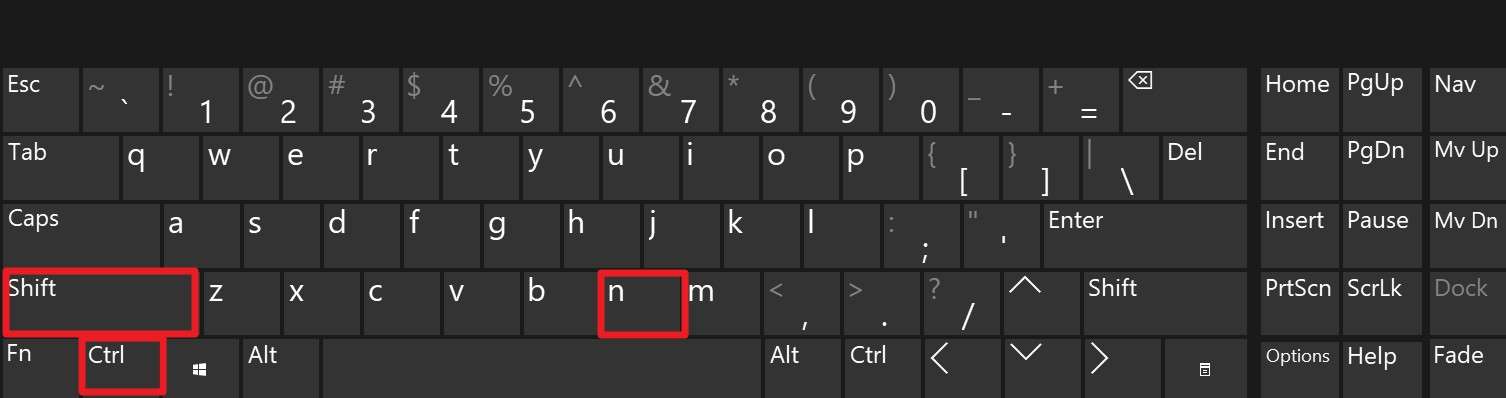 try the incognito keys