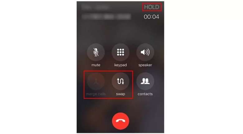 swap call waiting iphone