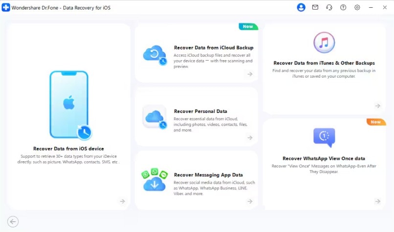 drfone iphone data recovery software