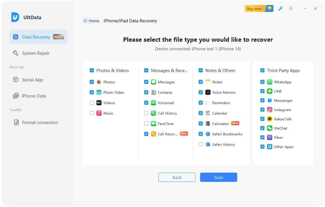 ultadata iphone data recovery software