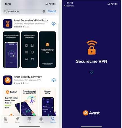 type Avast SecureLine
