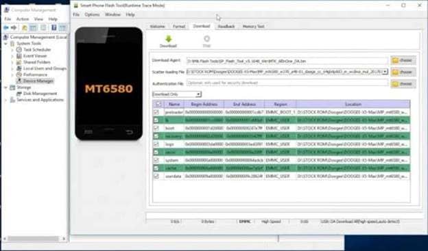 bypass frp on hisense via sp flash tool