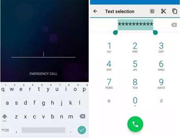 access emergency call
