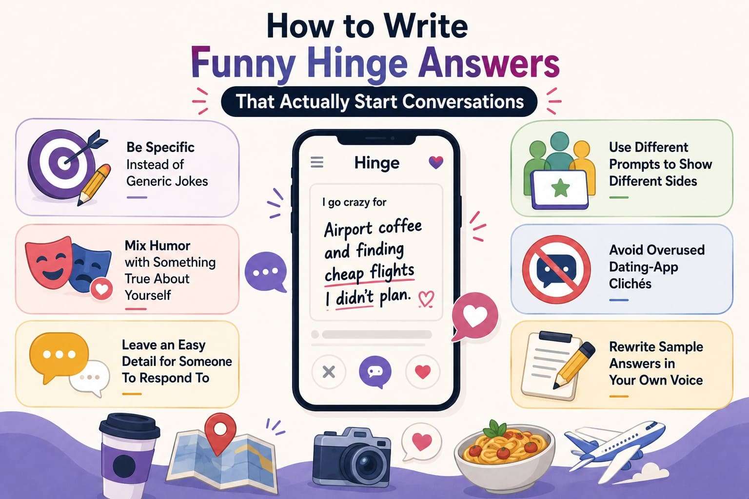 how to make funny hinge prompts
