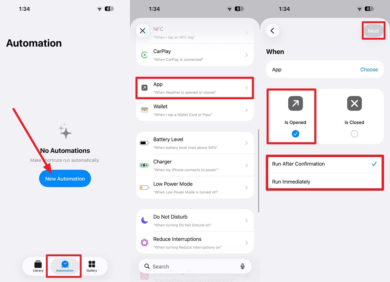 make new automation