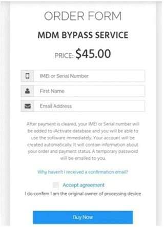 mdm bypass service