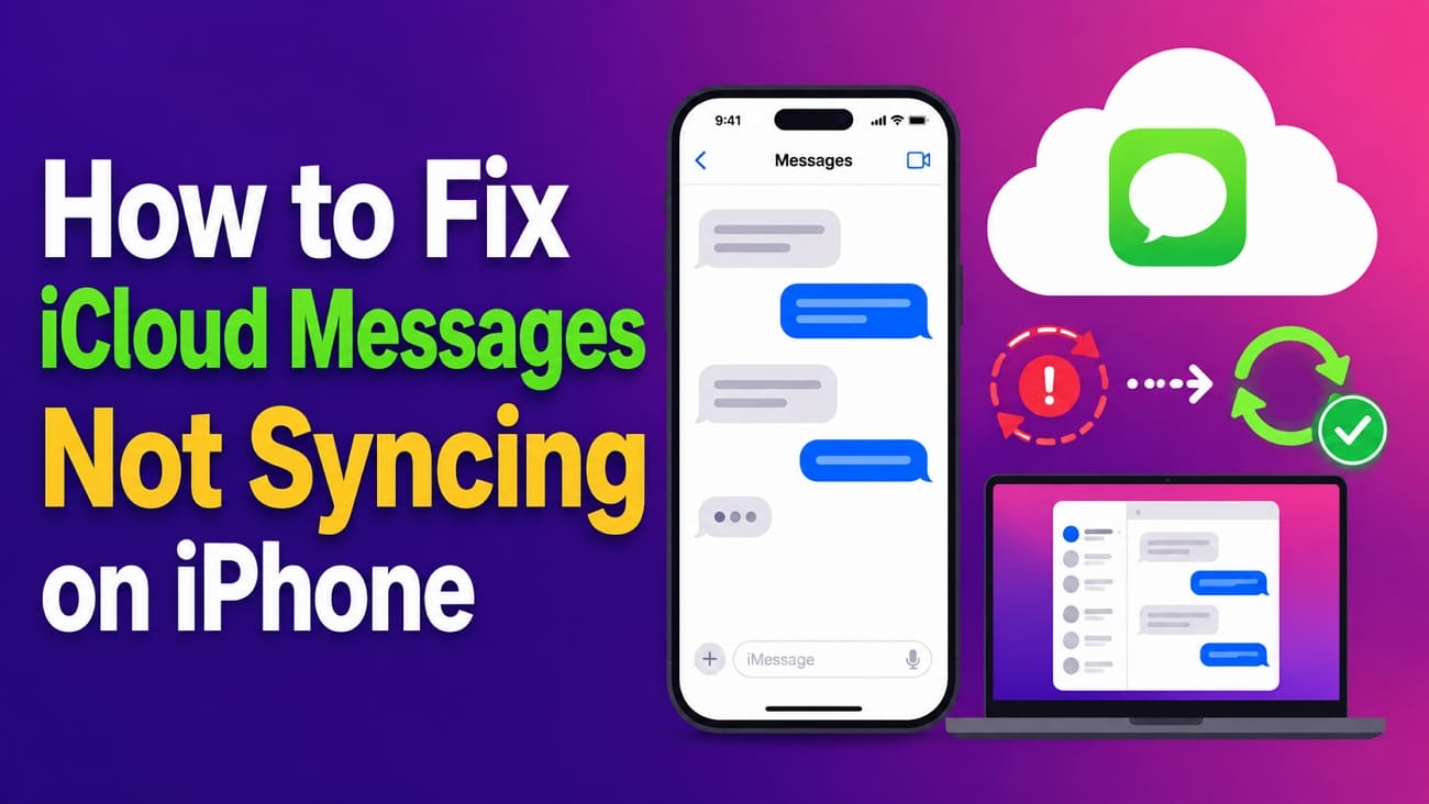 iphone messages not syncing fix guide
