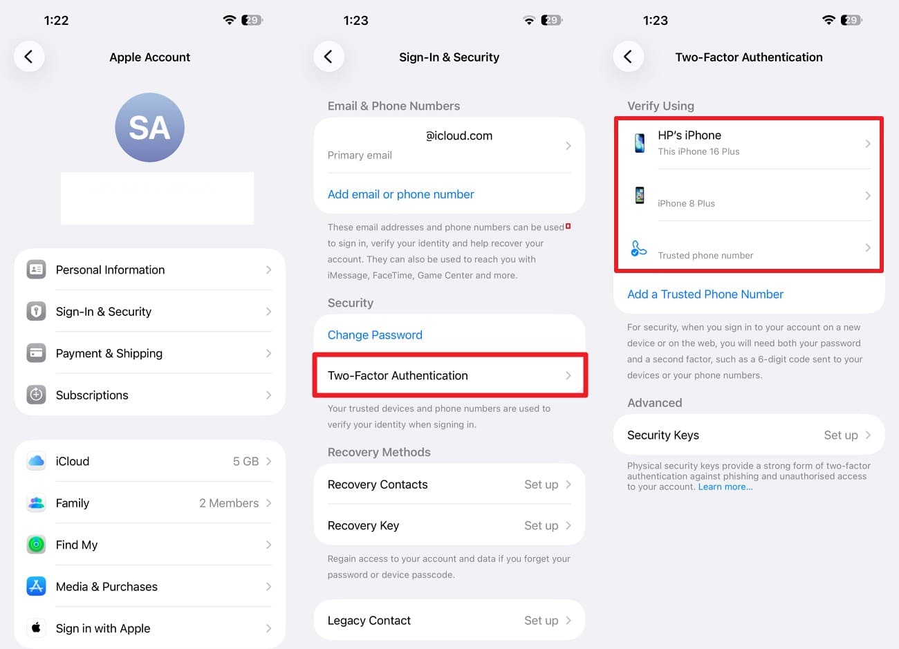 enable two factor verification
