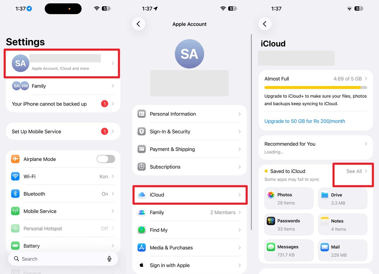 go to icloud iphone