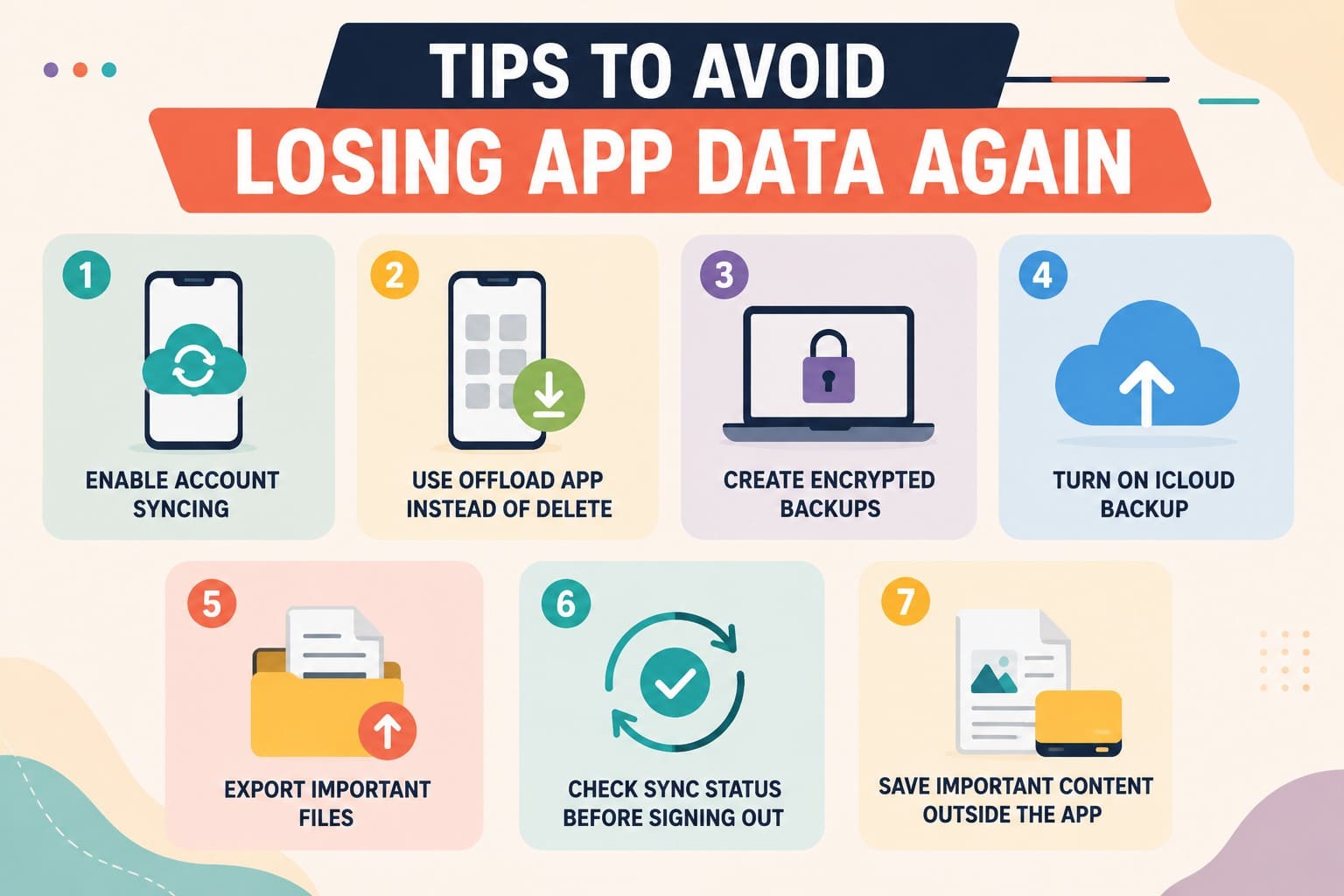 tips to avoid data loss