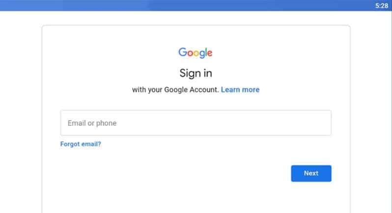 login to google play