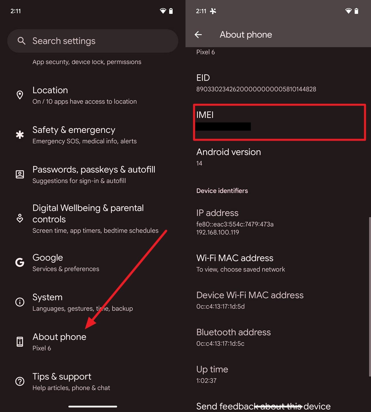 access about phone
