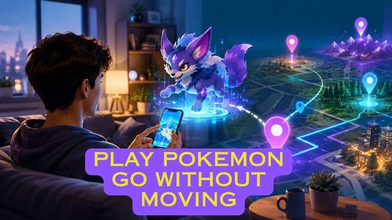 how to play pokemon go at home