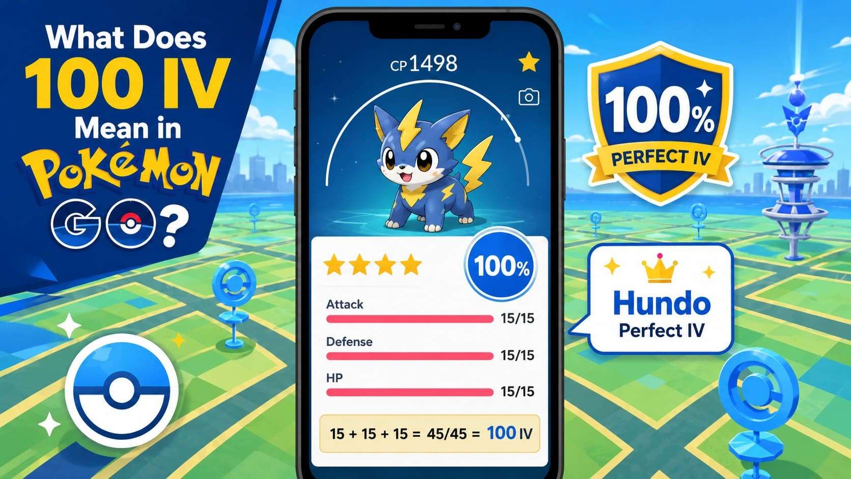what is 100 iv pokemnon