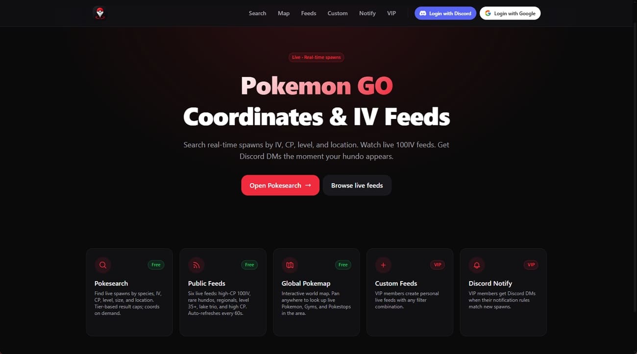 pokemon go coordinates