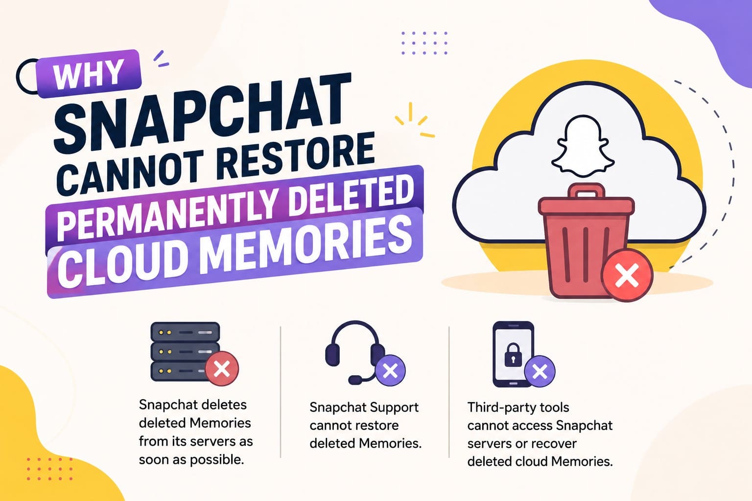restore snapchat memories details