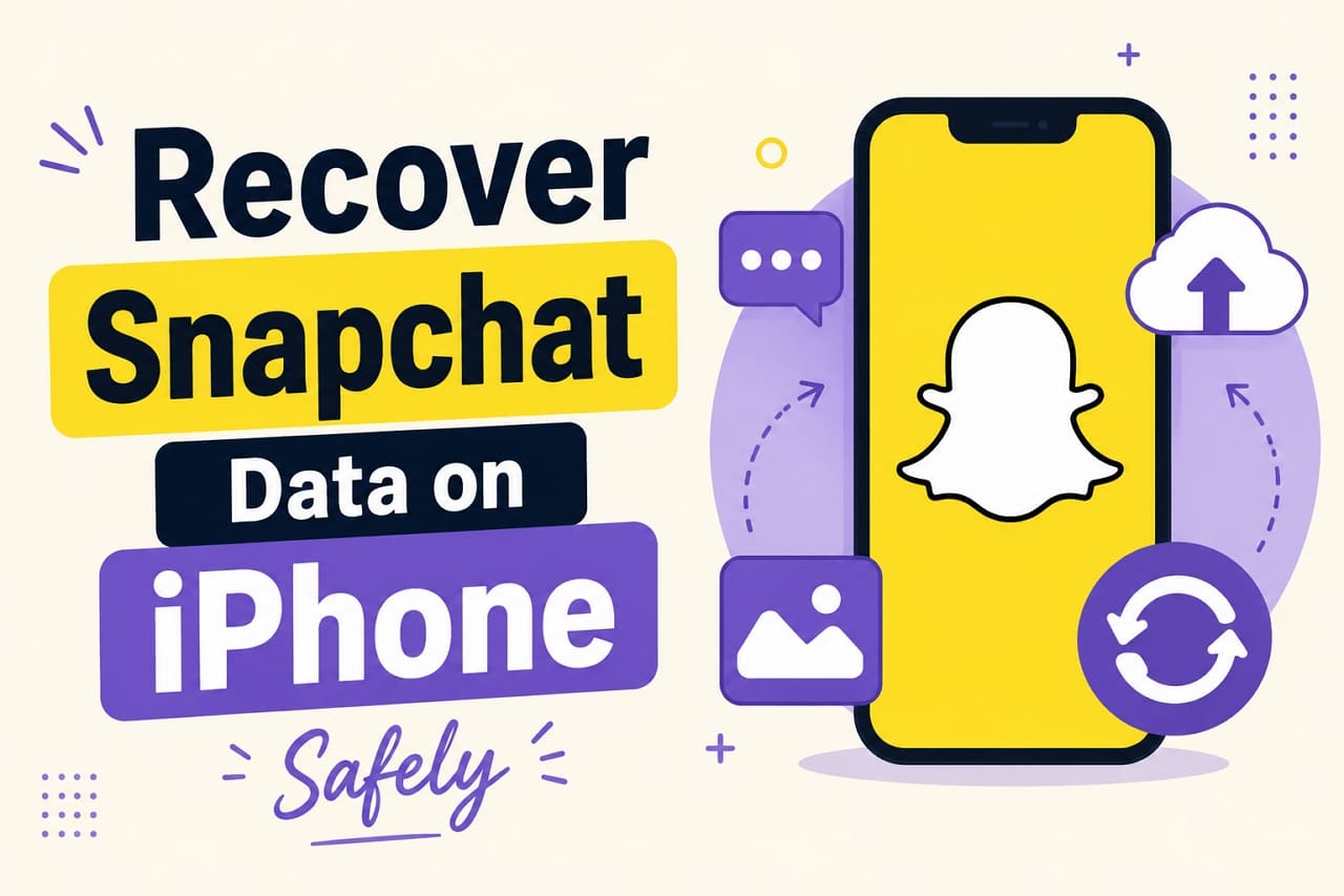 recover snapchat data guide