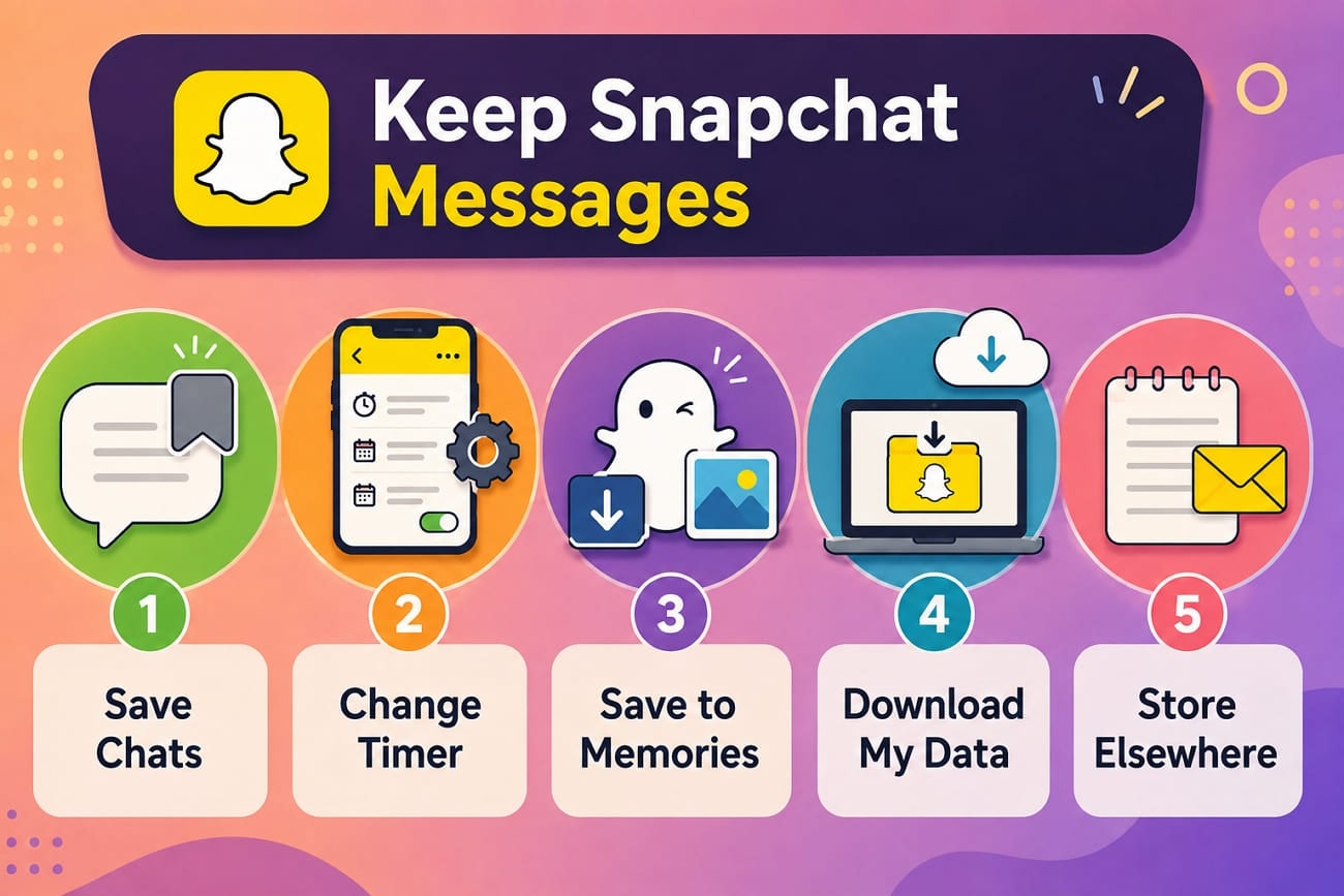 tips to save snapchat messages