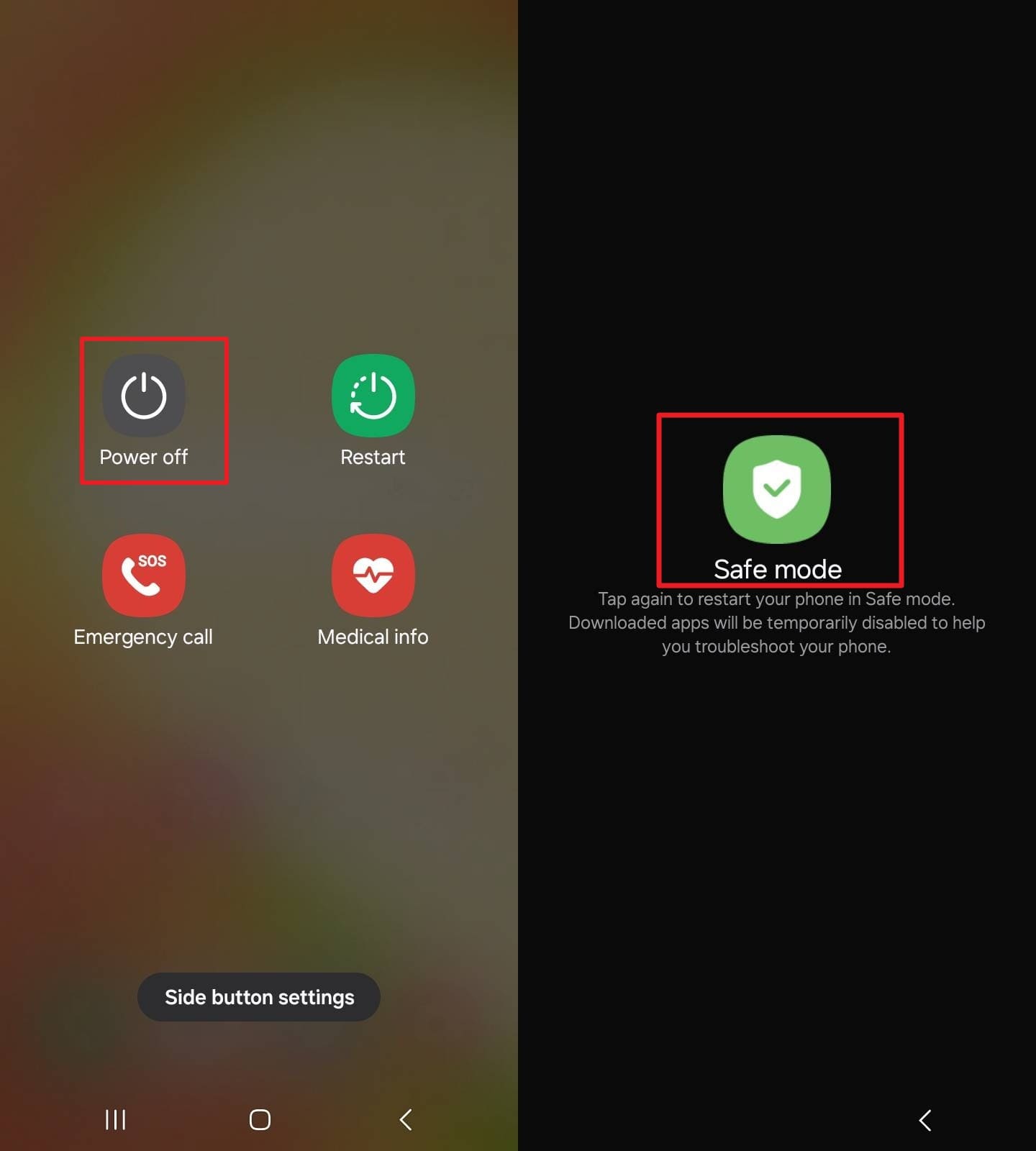 access safe mode