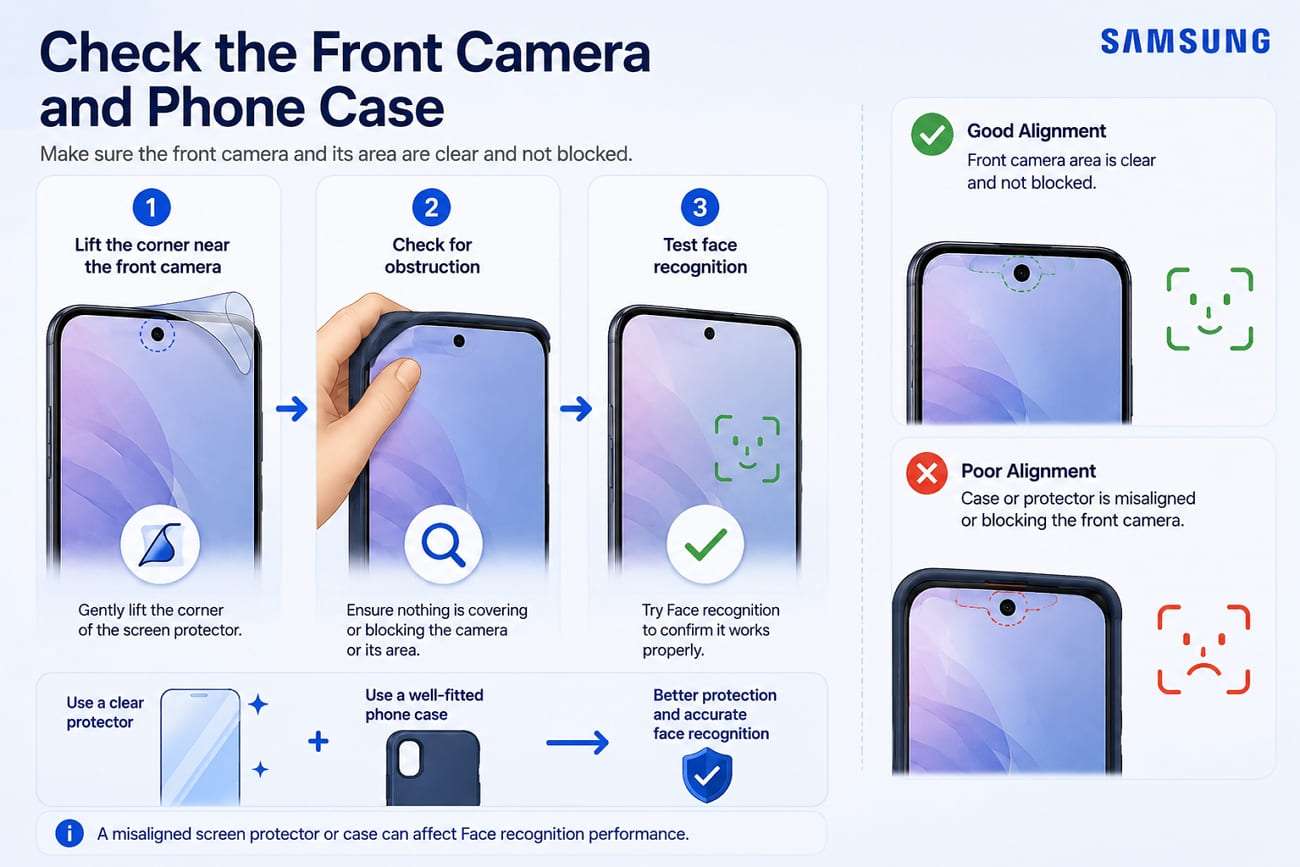 check the case and cover