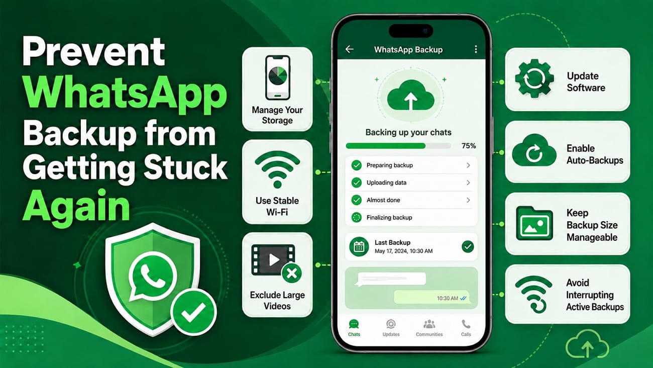 tips to prevent backup issues