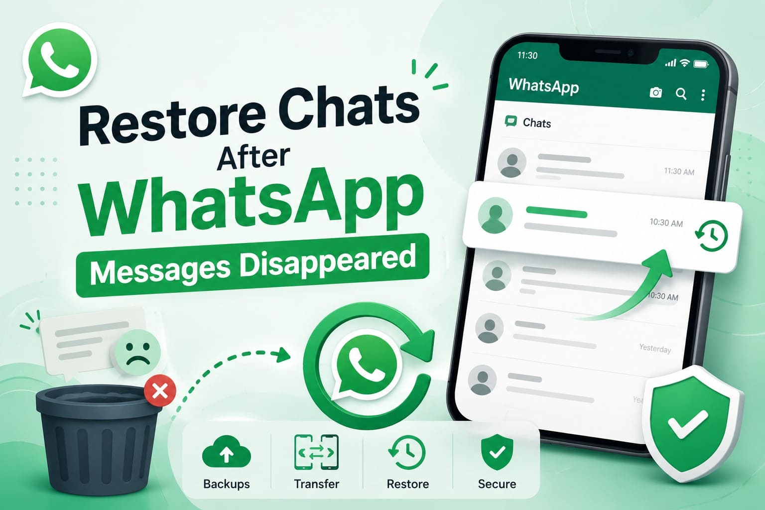 whatsapp chats disappeared guide