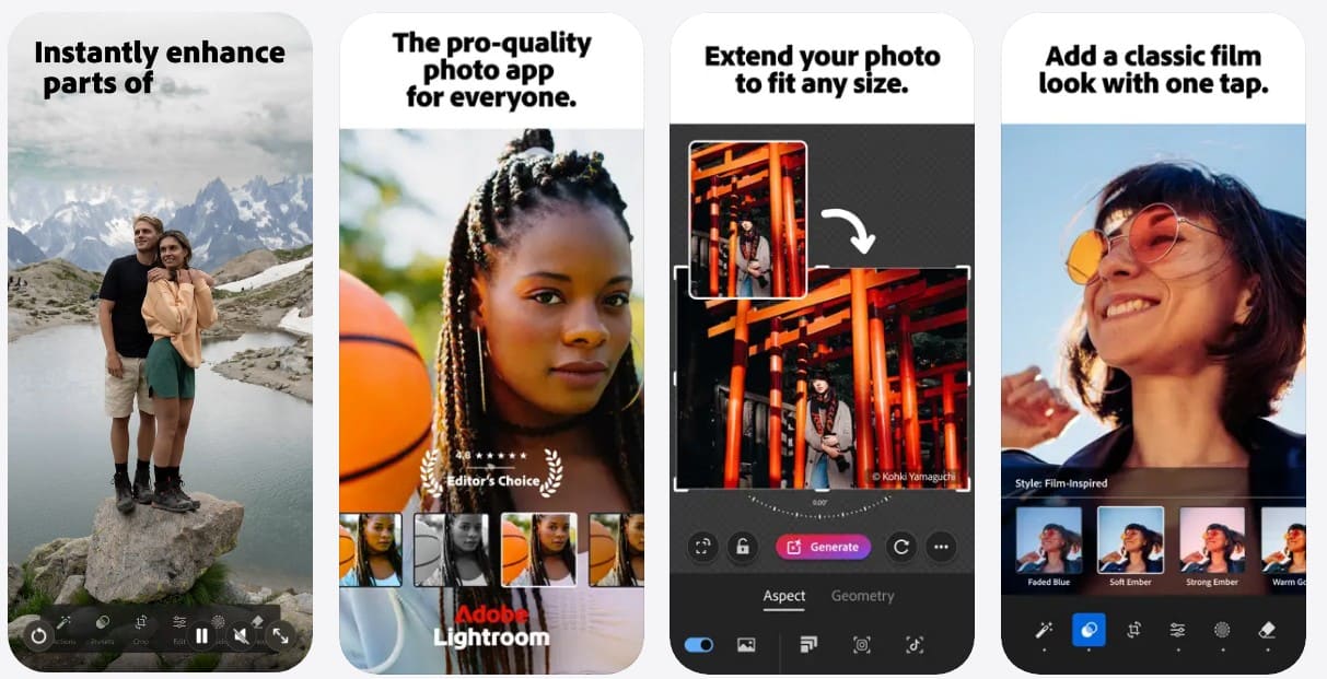 adobe lightroom upscale app