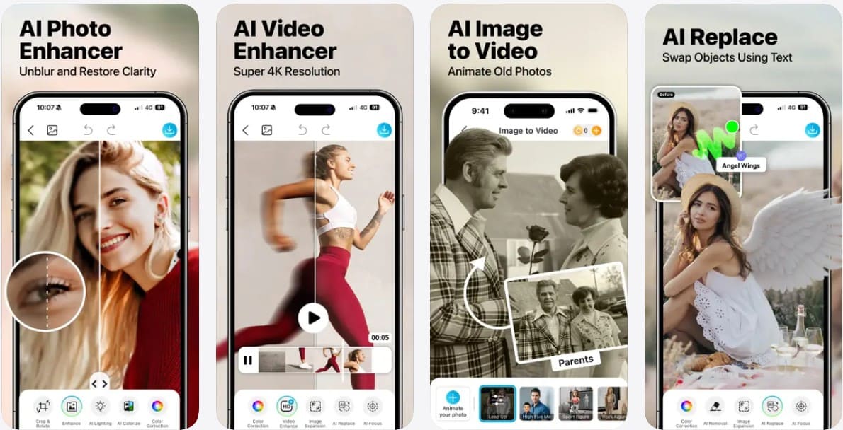 youcam enhance upscale app
