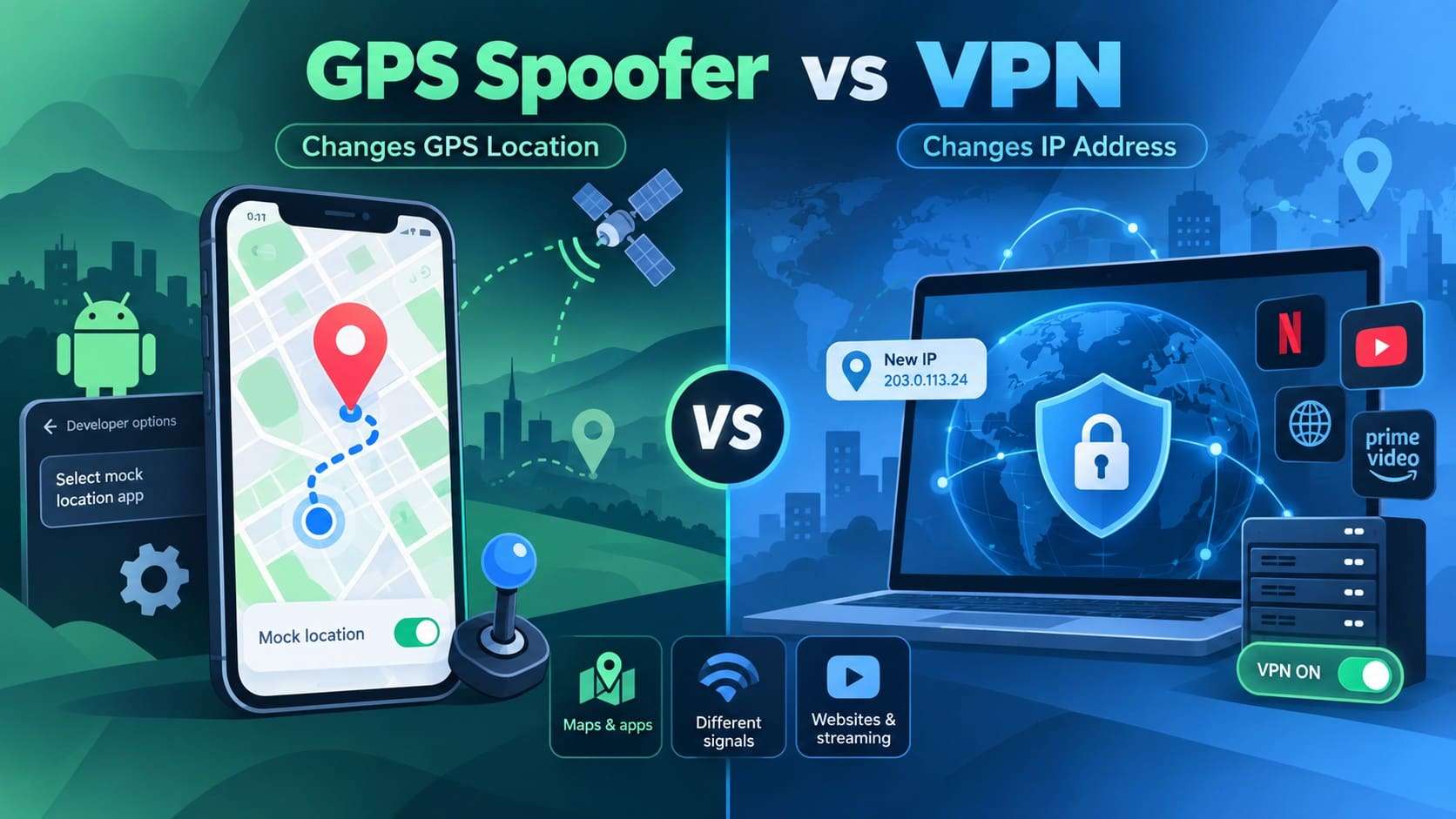 gps and vpn differences
