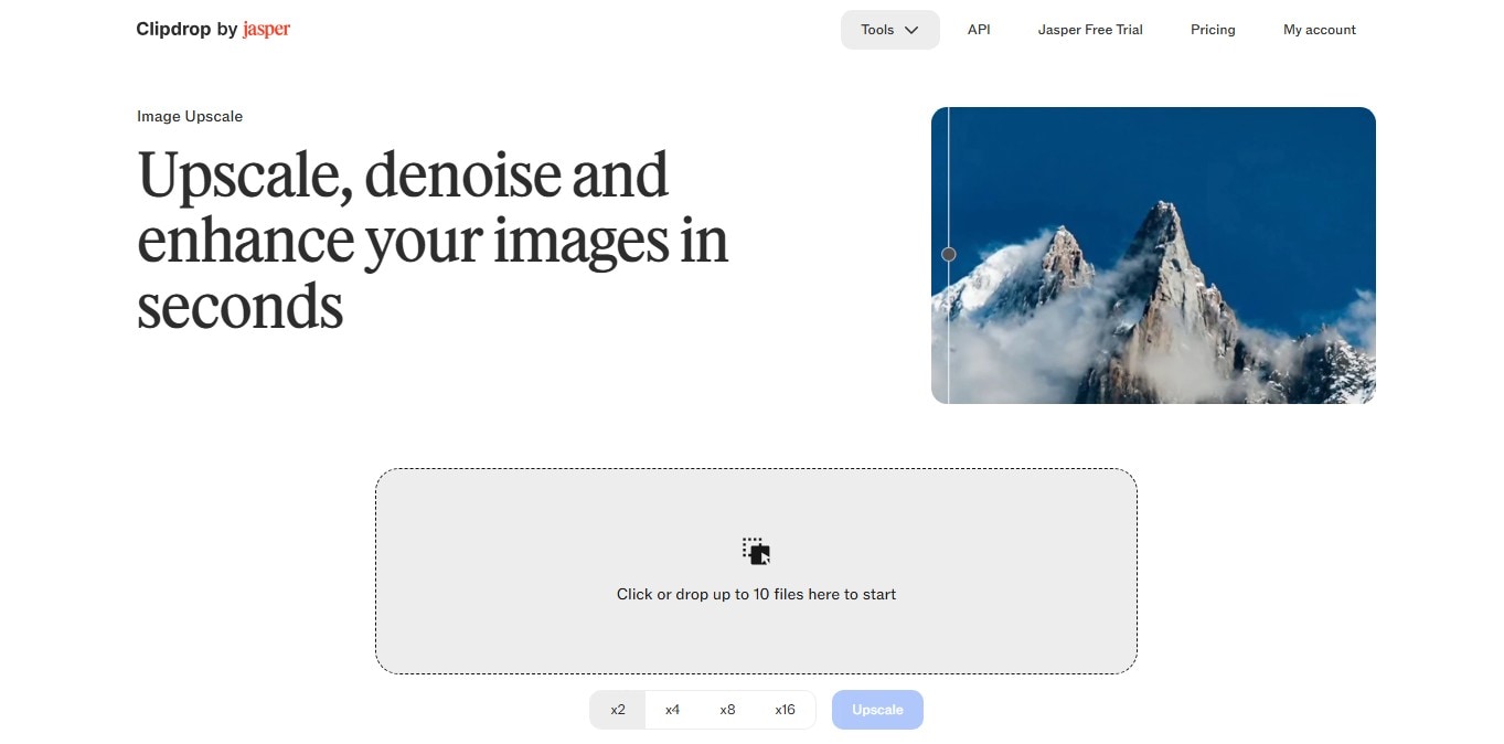 what is clipdrop upscaler