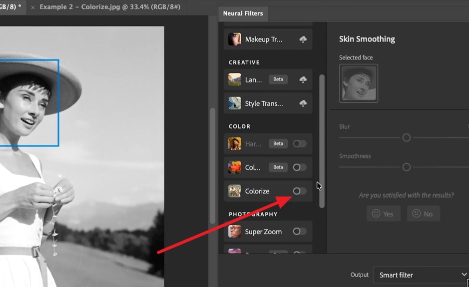 enable the colorize option