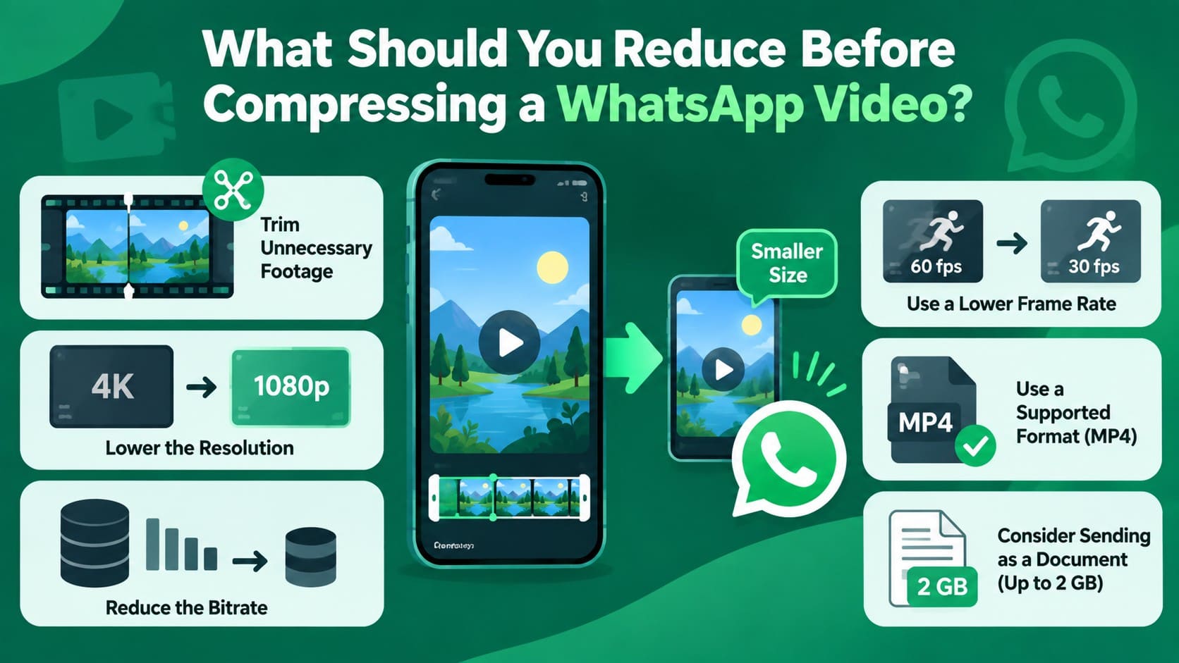 how to compress whatsapp video