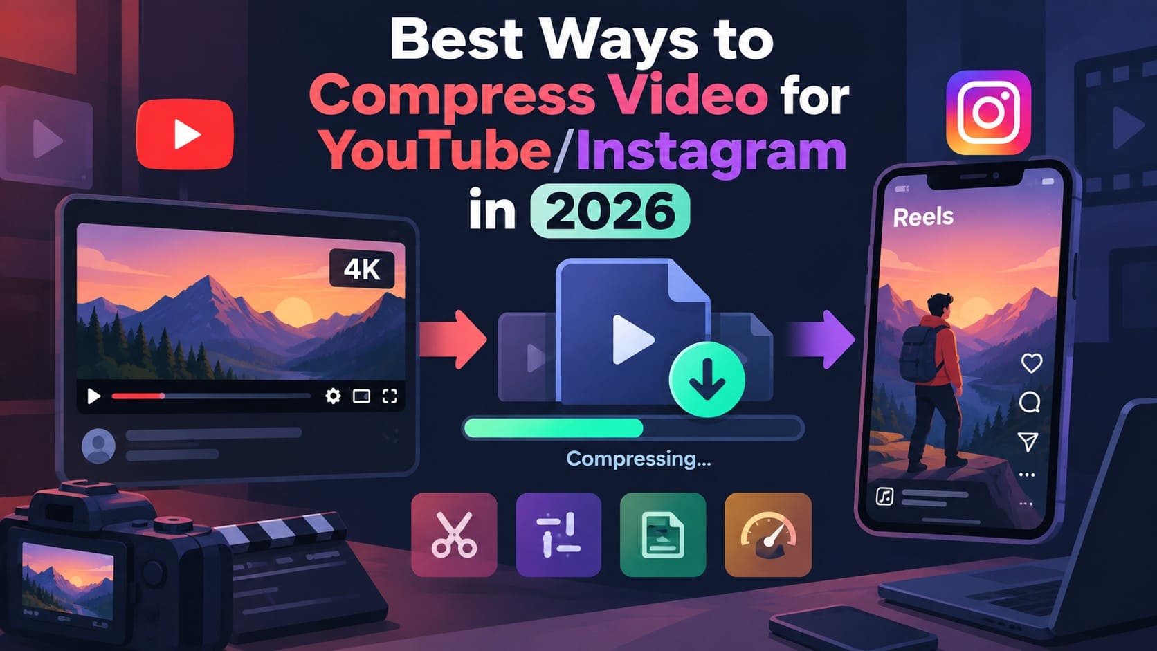 compress video for instagram youtube guide