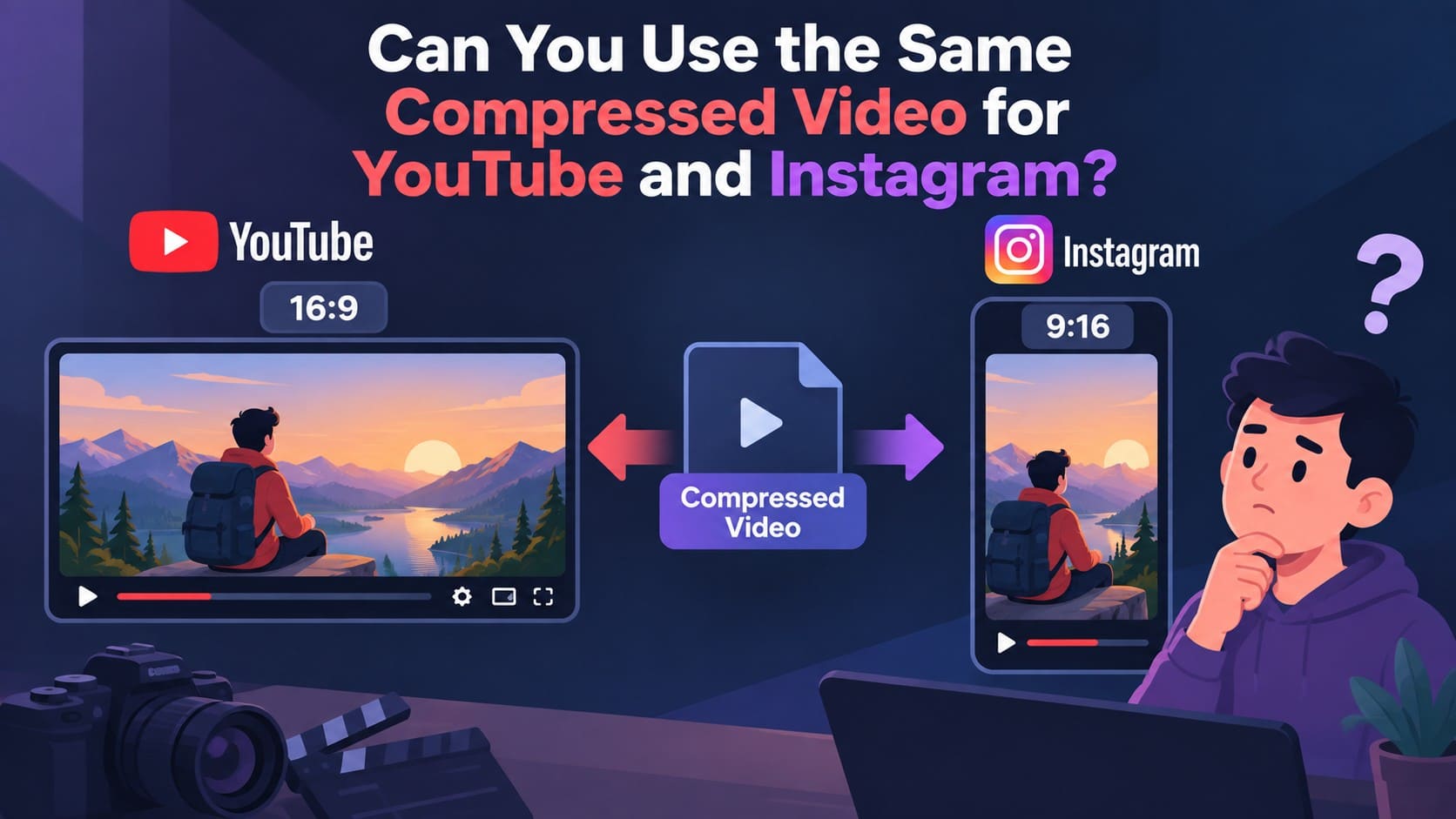 can you compress the same video