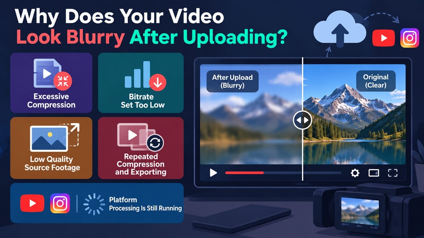 why videos are blurry