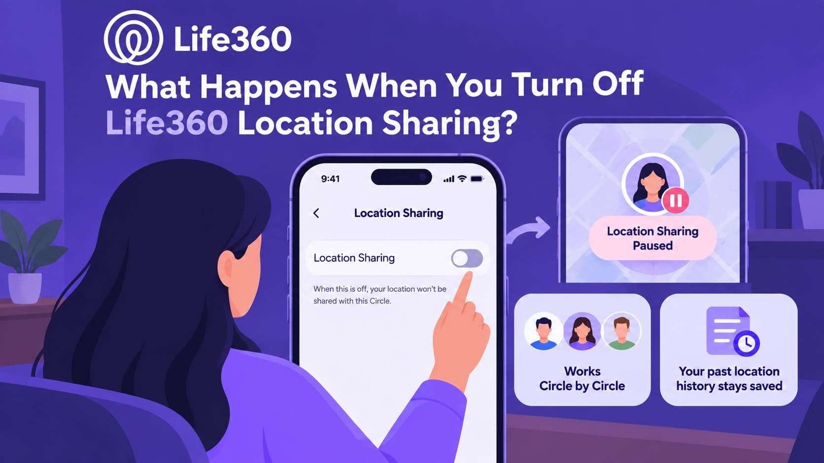 location sharing off in life360