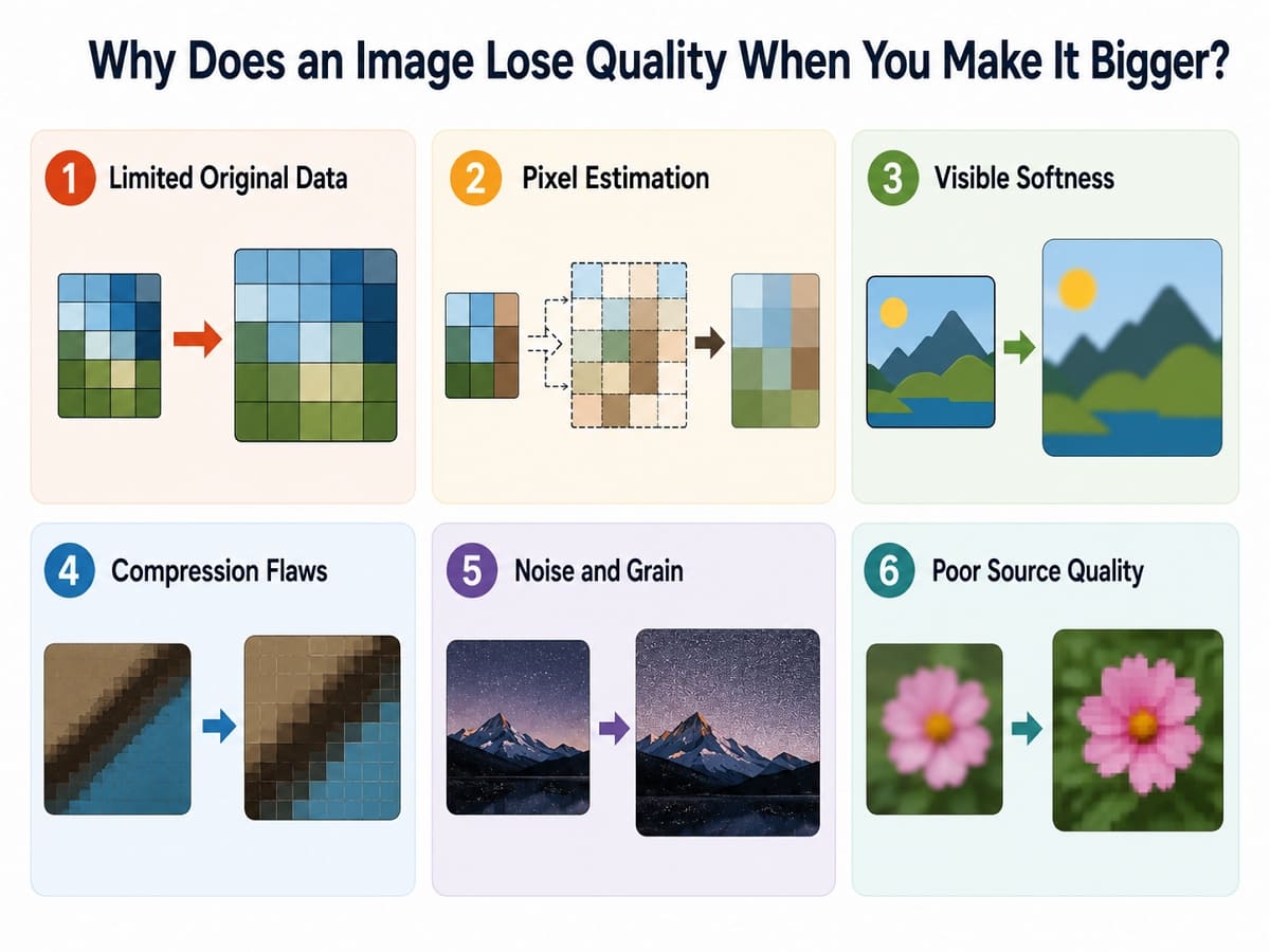 why image quality is lost