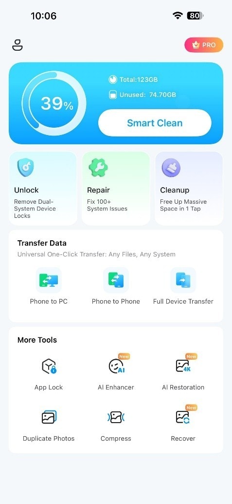 access the ai enhancement tool