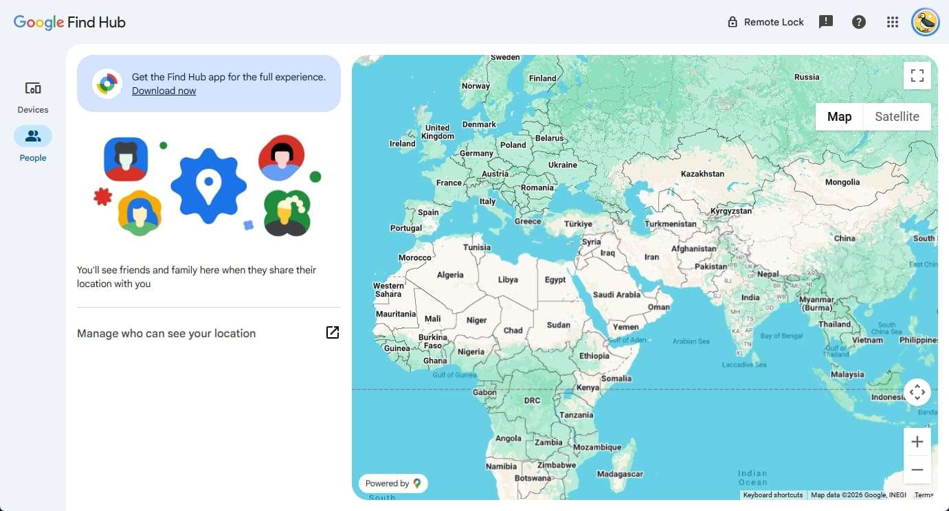 use find hub for yourself